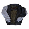 RIDERACT® Motorbike Hoodie with armor Black Grey - Reinforced Street Riding Hoodie