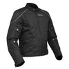RIDERACT® Waterproof Motorbike Jacket | Classic Black Motorcycle Jacket