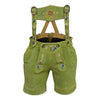 Women's Oktoberfest Costumes Suede Leather Lederhosen Short Green