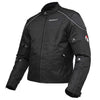 RIDERACT® Waterproof Motorbike Jacket | Classic Black Motorcycle Jacket