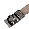 Casual Leather Belt Auto Locking Buckle Black