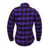 RIDERACT® Reinforced Women’s Motorcycle Shirt | Road Series Purple