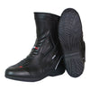 RIDERACT® Waterproof Motorcycle Boots | Black Surface Motorbike Boots