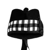 Glengarry Hat Black & White Diced
