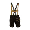 Women's Oktoberfest Costumes | Suede Leather Lederhosen Short Black