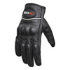 RIDERACT® Leather Motorcycle Gloves | Unisex SB1-Pro Biker Gloves