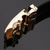 Adjustable Leather Belt Auto locking Horse Gold Buckle 101E