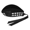 Glengarry Hat Black & White Diced