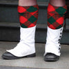 Scottish Kilt Hose Top Diced Red And Green