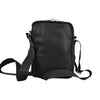 Travel Leather Shoulder Bag Zacki Black