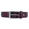 Men's Dress Leather Belt Salika Red Brown