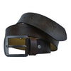 Formal Suiting Real Leather Belt Rich Dark Brown - BTM139DBR