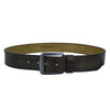 Formal Suiting Real Leather Belt Rich Dark Brown - BTM139DBR