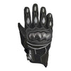 RIDERACT® Leather Motorcycle Gloves | RexOne Biker Gloves Black
