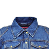 RIDERACT® Women’s Denim Motorcycle Jacket – Reinforced Road Rush Blue