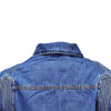 RIDERACT® Women’s Denim Motorcycle Jacket – Reinforced Road Rush Blue