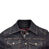 RIDERACT® Women’s Denim Biker Jacket – Road Rush Black