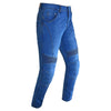 RIDERACT® Mens Motorcycle Jeans for Bikers Reinforced with Aramid Fiber Blue