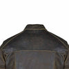 RIDERACT® Mens Leather Motorcycle Jacket | Vintage Distressed Leather Jacket