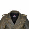RIDERACT® Vintage Motorcycle Jacket | Brando Distressed Moto jacket