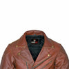 RIDERACT® Mens Leather Motorcycle Jacket | Brando Style Biker Jacket