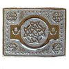 Celtic Circle Thistle Kilt Belt Silver Buckle