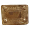 Celtic Knot Kilt Belt Golden Antiqued Buckle