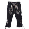 Men Trachten Oktoberfest outfit Kniebundhosen Black