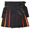 LGBTQ Outfit Hybrid Utility Kilt Rainbow Mardi Gras Attire