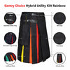LGBTQ Outfit Hybrid Utility Kilt Rainbow Mardi Gras Attire
