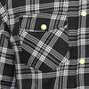 RIDERACT® Men’s Motorcycle Shirt | Reinforced Riding Shirt Black & White Check