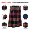 Tartan Kilt Black Stewart 8 Yards