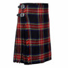 Tartan Kilt Black Stewart 8 Yards