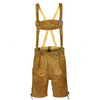 Men's Oktoberfest Costume Suede Leather Short Lederhosen