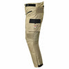 RIDERACT® Mens Cordura Waterproof Motorcycle Pant | TARZAN Khaki Riding Pants