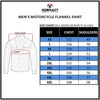 RIDERACT® Men’s Riding Motorcycle Shirt | Reinforced Flannel Jacket - Box Check