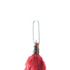 Glengarry Hat Feather Hackle Red