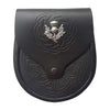 Thistle Celtic Embossed Button Closure Sporran