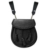 Celtic Embossed Sporran Black