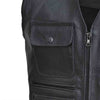 RIDERACT® Mens Hunting Vest | Leather Shooting Vest for Outdoors