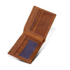 Bifold Business Leather Wallet Treet Brown WTM205