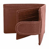 Bifold Classic Leather Wallet Spiral Brown