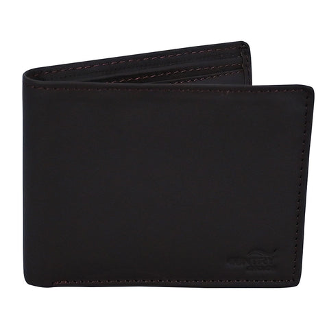 Luxury Leather Wallet Dark Dilemma Brown