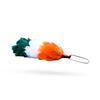 Glengarry Hat Feather Hackle Green White & Orange