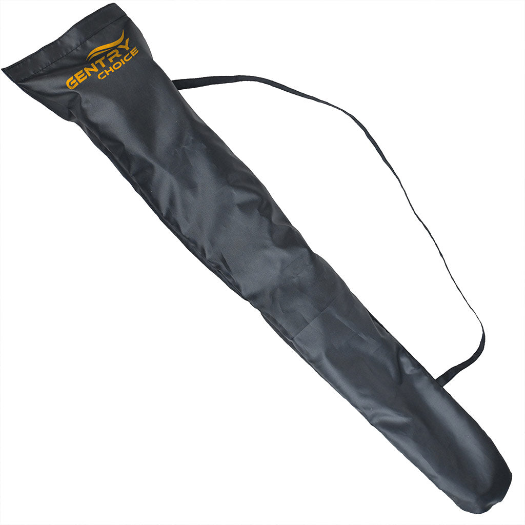 Outdoor Walking Stick with Seat Leather Moon Coffee Brown
