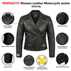 RIDERACT® Womens Motorcycle Jacket Black Velocity | Biker Jacket