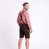 Bavarian Men Shirt Checked Red Berry