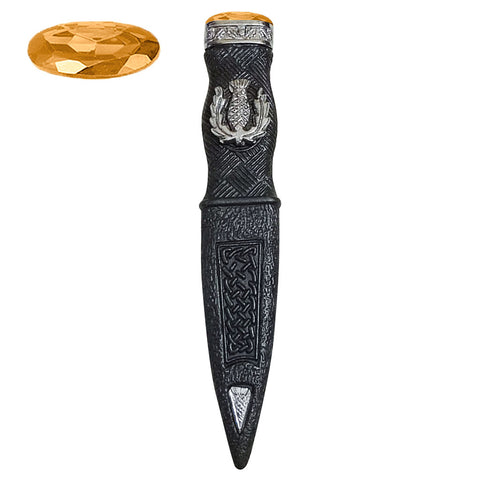 Sgian Dubh Orange Stone Safe Dummy