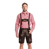 Men's Oktoberfest outfit Suede Leather Short Lederhosen 