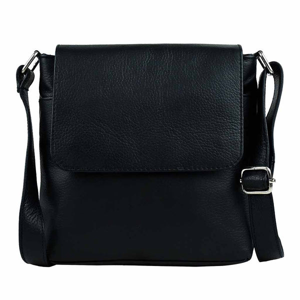 Leather Crossbody Bag Black Rover Leather Sling Bag